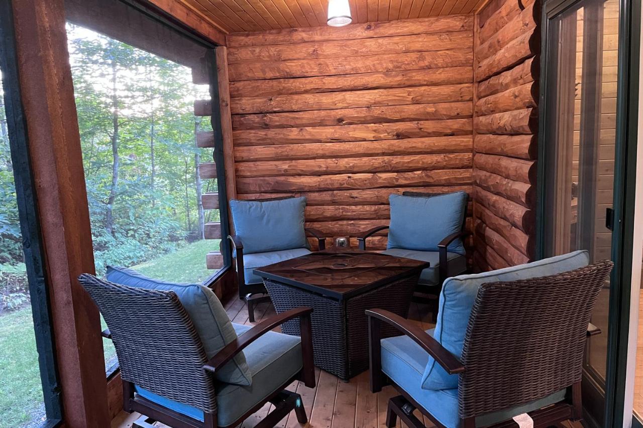 Blackbear Log Cabin Morrisville المظهر الخارجي الصورة